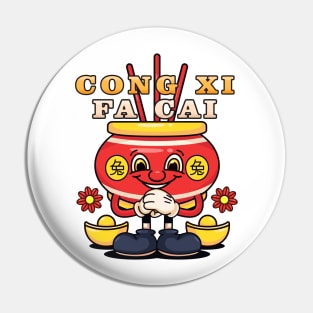 Chinese New Year, cute Chinese incense characters in jugs Pin