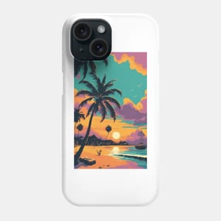 Sunset at the beach Phone Case