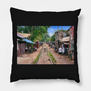 Cambodian Railways Pillow