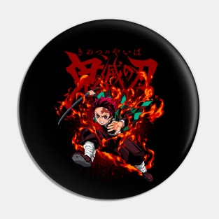 Kamado Tanjirou Dance of the Fire God Pin