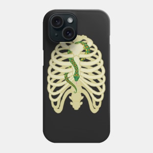 Snake in a Rib Cage Phone Case