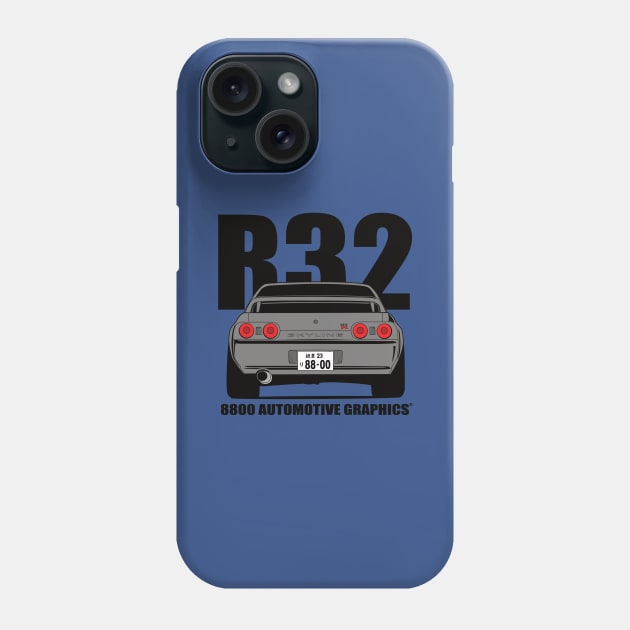 Nissan Skyline R32 GTR Grey Version Phone Case by 8800ag