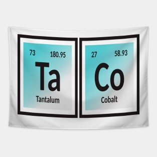 Taco | Periodic Table of Elements Tapestry