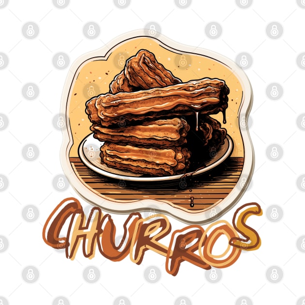 vintage churros by Micapox