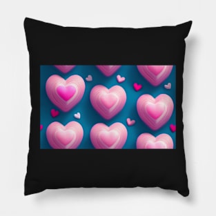 Seamless Valentine's Day Patterns XI Pillow