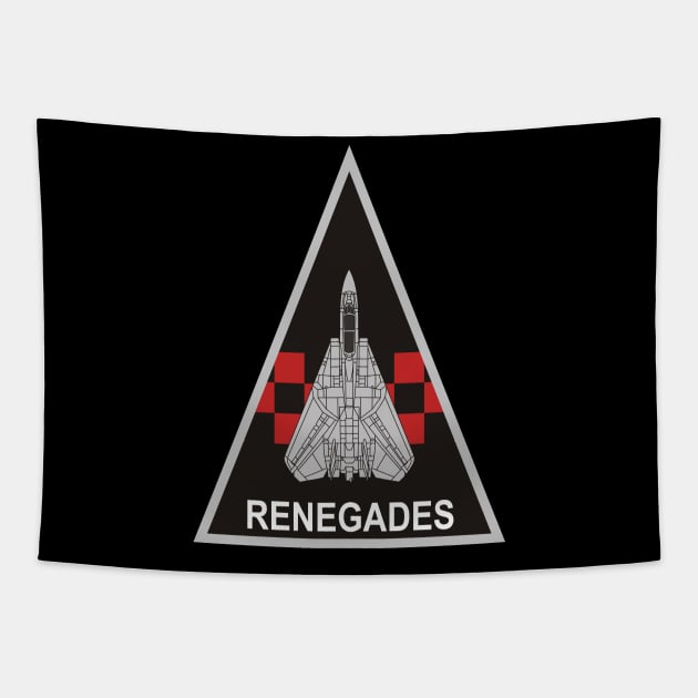 F14 Tomcat - VF24 Renegades Tapestry by MBK