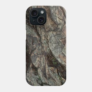 Rugged rock face texture Phone Case