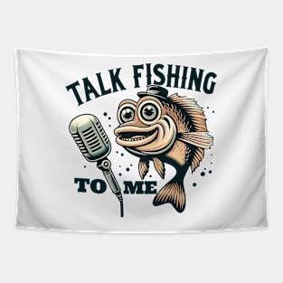 Funny fishing lover quote. Gift for dads who love to fish. Tapestry