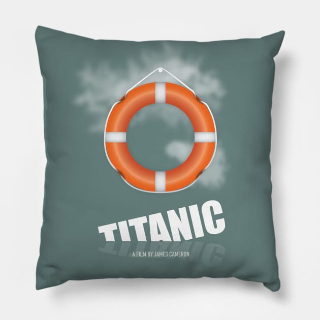 Titanic - Alternative Movie Poster Pillow by MoviePosterBoy