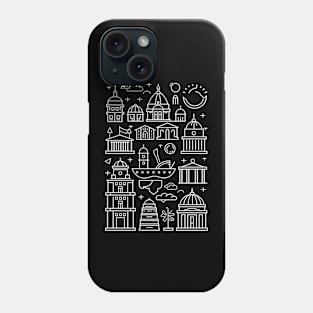 TRAVEL AND TOURISM ICONS Phone Case