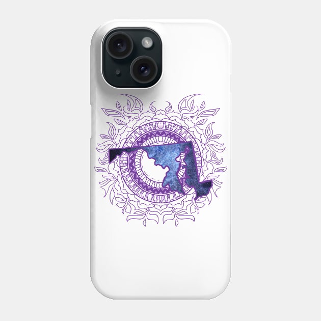 Maryland Mandala Phone Case by Manfish Inc.