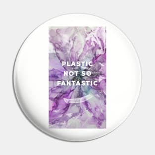 Plastic pollution Pin