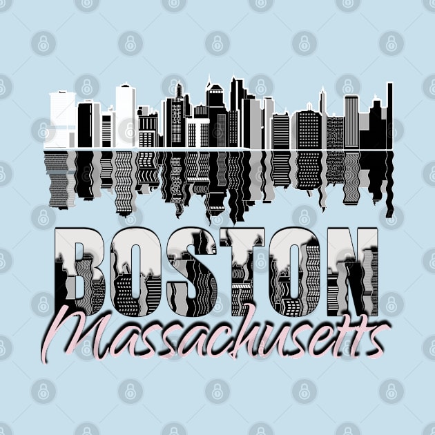 Boston Massachusetts by TeeText