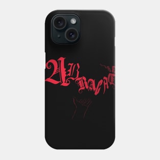 abracadabra red letter Phone Case