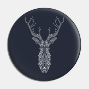 deer silhouette Pin