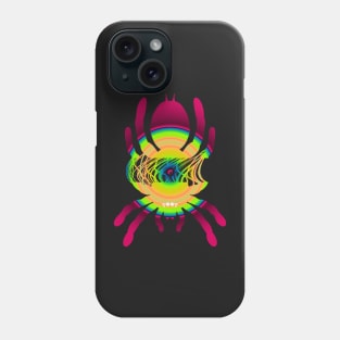 Tarantula Silhouette V164 (Radial) Phone Case