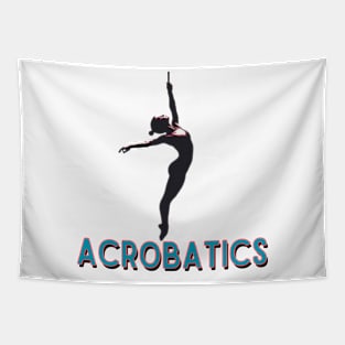 acrobatics is my super power,gift For gymnastics lovers Tapestry