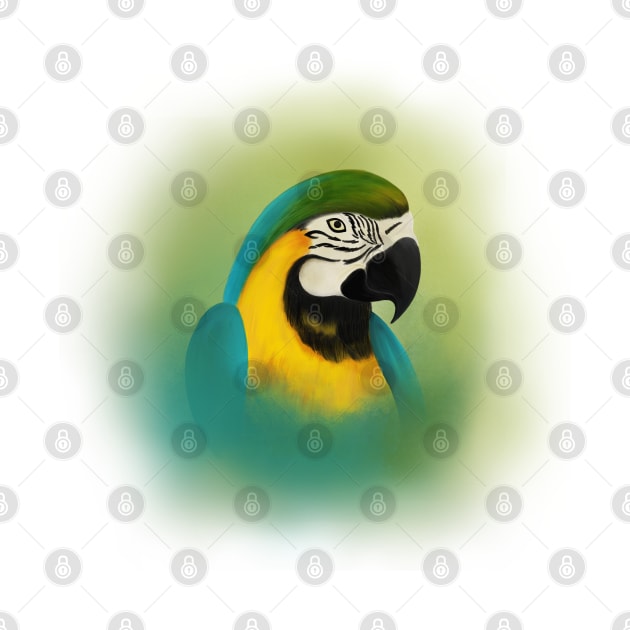 Tropical Macaw by Unalome_Designs