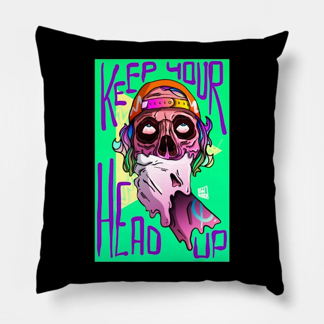 HEAD UP Pillow by Ohhmeed