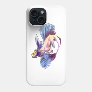 Betta Dragon Fantasy Illustration Phone Case