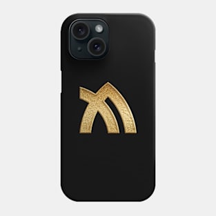 Kagawa Prefecture Symbol in Gold Faux Phone Case