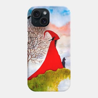 Red Witch Spell for Love Phone Case