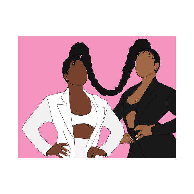 "From The 305" - City Girls fan art by tayelectronica