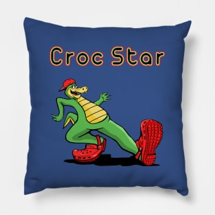 (Party like a) Croc-star Pillow