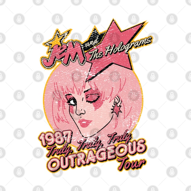 Jem and The Holograms Tour - Distressed by Nazonian