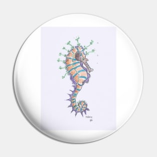 Seahorse drawing Pin