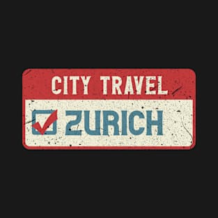 Zurich city travel T-Shirt