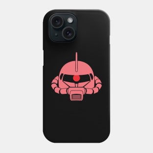 "Zaku II" in Char Red, Stencil Phone Case