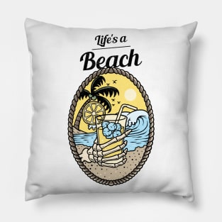 Life Is A Beach Pillow