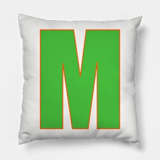 Gallant in Green: M's Defining edge Pillow