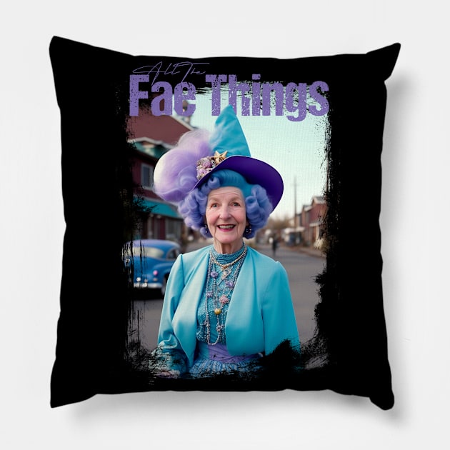 Final Form Pastel Witch Pillow by All The Fae Things