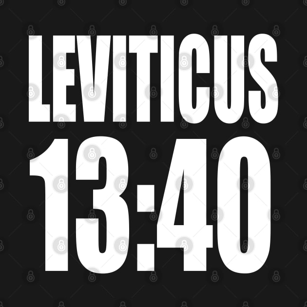 Leviticus 13:40 by Duds4Fun