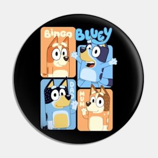 Bluey Bingo Pin