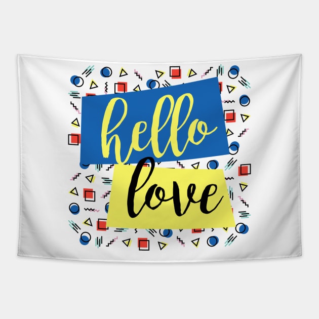 Hello Love Tapestry by thedailysoe
