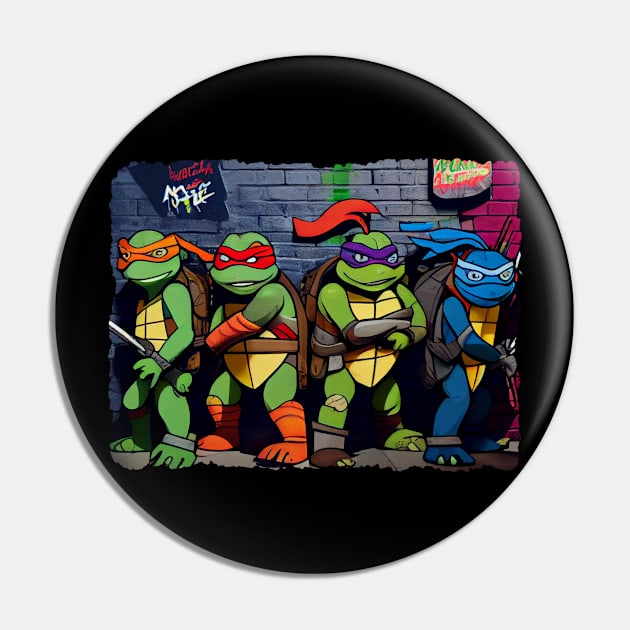 Teenage Mutant Ninja Turtles: Mutant Mayhem Turtle Power Adult Short Sleeve  T-Shirt