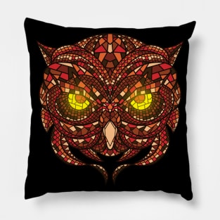 Owl Mosaic 2 Pillow