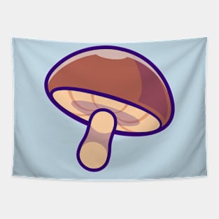 Mushroom Vegetable Cartoon Tapestry