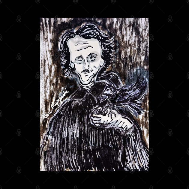 Edgar Allan Poe The Raven by TheArtQueenOfMichigan 