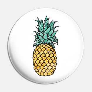 Yellow Mandala Pineapple Pin