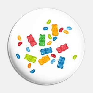Jelly Beans & Gummy Bears Explosion Pin