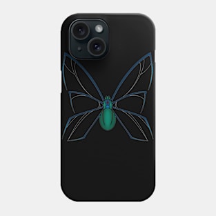 Spider + Butterfly + Back of a woman Phone Case