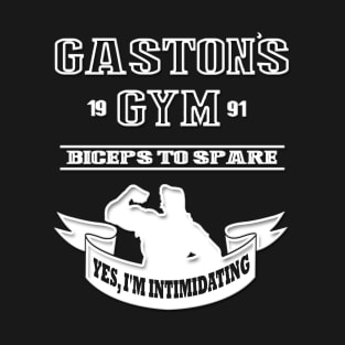 Gaston's Gym White T-Shirt