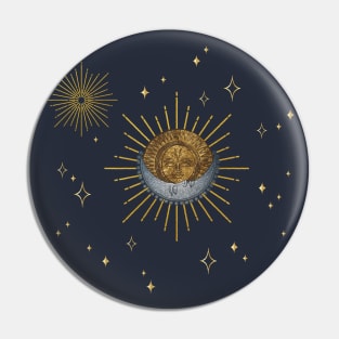 Surya (Sun) & Chandra (Moon) Pin