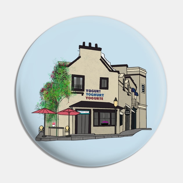 The Good Place Yogurt Shop Pin by BasicBeach