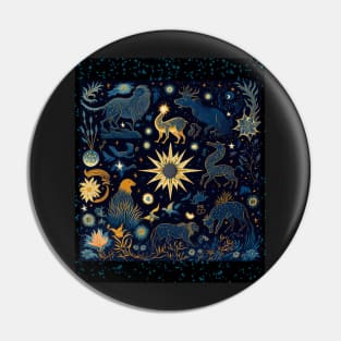 Celestial Animals Pin