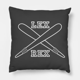Lex Rex (White) Pillow